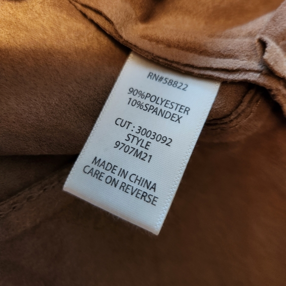 Vegan Suede Blazer NWT - Picture 2 of 7